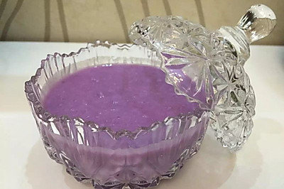 紫薯山药牛奶羹