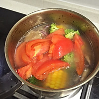 【低热量】一人餐清口蔬菜汤的做法图解4