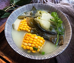刮油减脂的冬瓜海带玉米汤的做法