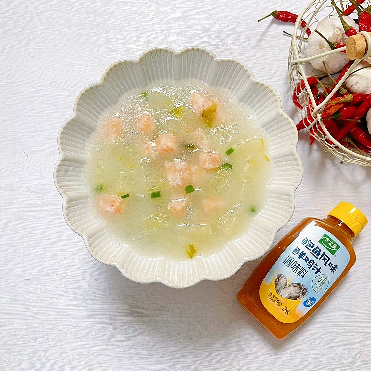 虾滑冬瓜汤的做法