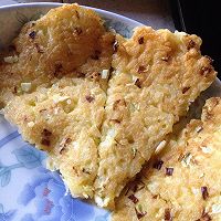 鸡蛋米饭饼的做法图解3