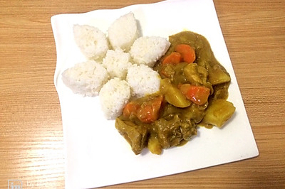 让人胃口大开的咖喱鸡饭-快手菜
