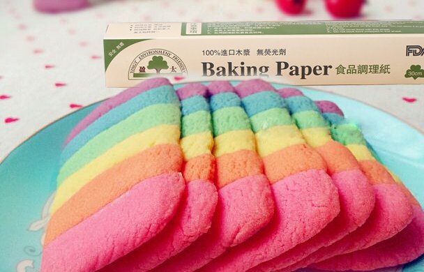 赢太美食俱乐部治愈系小清新彩虹饼干