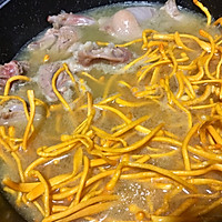 鲜虫草花淮山浸乳鸽的做法图解4