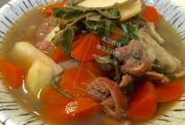 羊肚蔬菜汤的做法