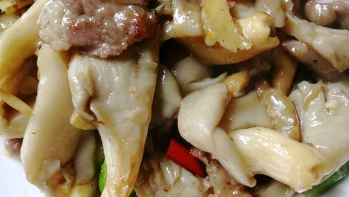 平菇炒肉
