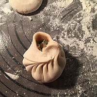 香青菜肉包#美的早安豆浆机#的做法图解13