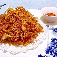 酥炸金针菇的做法图解11