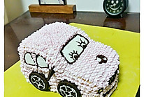小汽车蛋糕的做法