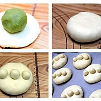 日本动画片-超萌抹茶豆沙面包超人的做法图解5
