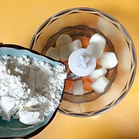 宝宝辅食8M➕：胡萝卜山药蒸糕（无蛋）的做法图解4