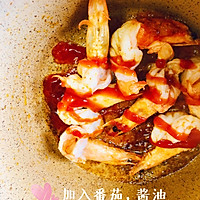 番茄虾的做法图解4