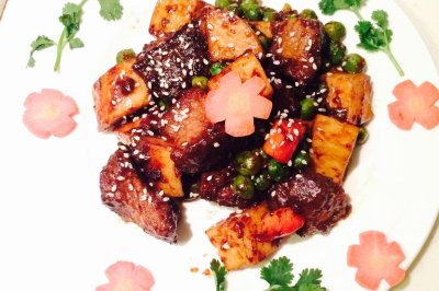 黑椒杏鲍菇炒牛肉