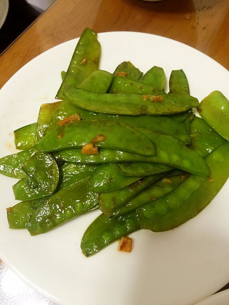 蒜蓉荷兰豆的做法
