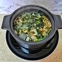 #全电厨王料理挑战赛热力开战！#紫菜海米冬瓜豆腐汤的做法图解3