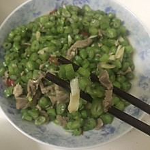 猪肉四季豆末