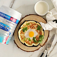 奶香金枪鱼芝士烘蛋饼的做法图解10