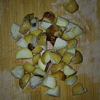 板栗香菇鸡肉粥的做法图解1