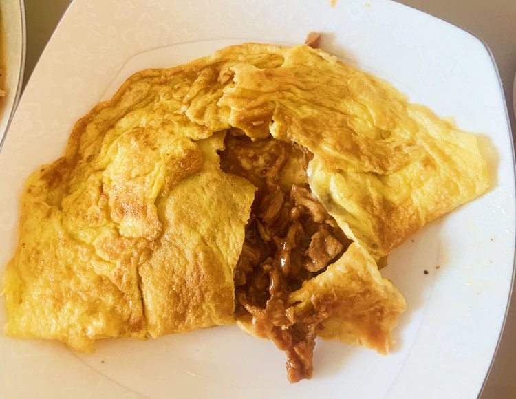 小孩馋哭的千层蛋包肉的做法