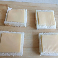 奶酪吐司片#百吉福食尚达人#的做法图解2