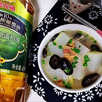 #金龙鱼橄调-橄想橄做#火腿冬瓜木耳汤的做法图解7