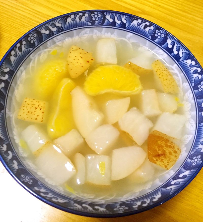 梨汤（生津、润燥、化痰、解酒）