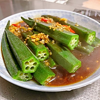 蒜蓉秋葵的做法图解5