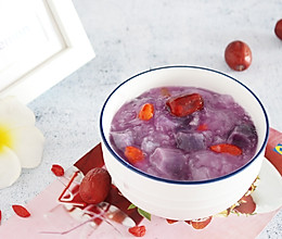 #夏日消暑，非它莫属#【紫薯银耳羹】养颜甜汤的做法