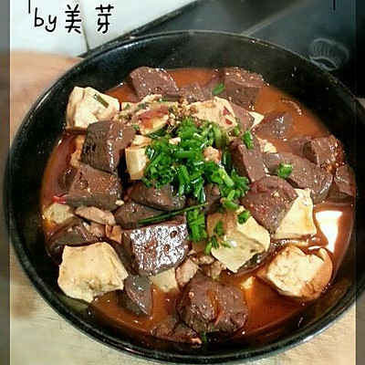 鹅血旺炖豆腐