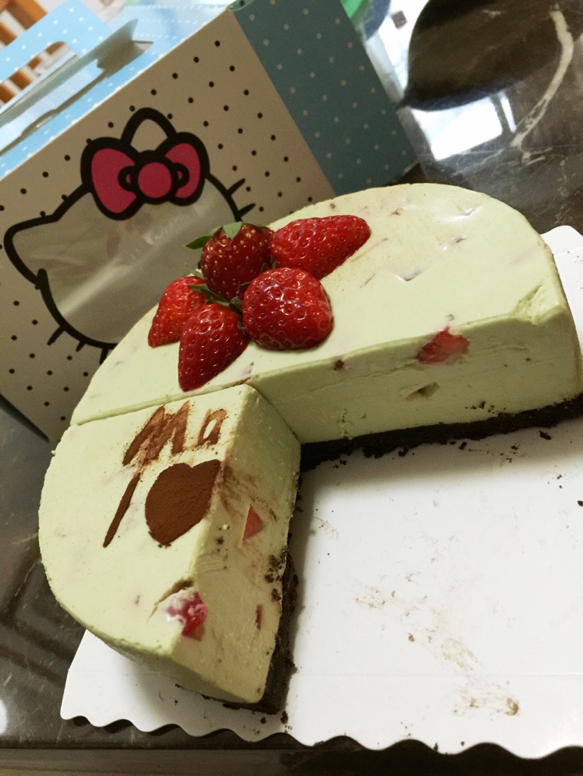 抹茶芝士蛋糕的做法图解12