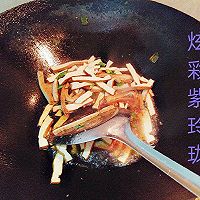 香豆干炒茼蒿的做法图解7