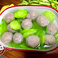 简单清爽牛肉丸汤的做法图解1