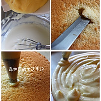 自制网红【爆浆奶盖蛋糕】超美味的冰淇淋口感的做法图解4