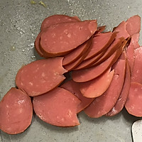 芥兰苗炒火腿(家常快手菜)的做法图解2