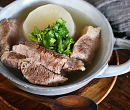 #中秋节还可以这么过#牛腩白萝卜的做法