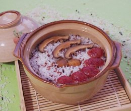 三宝蒸发芽三色米 【增强抵抗力的米饭】的做法