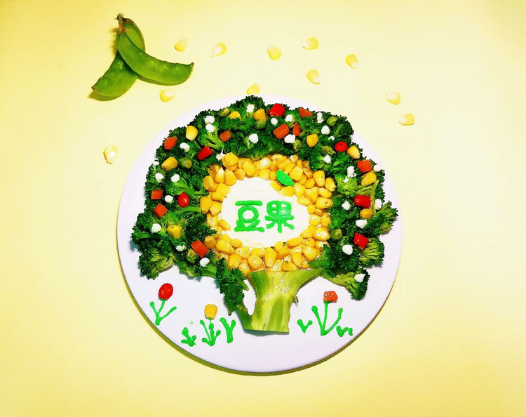 豆果logo蔬菜树的做法