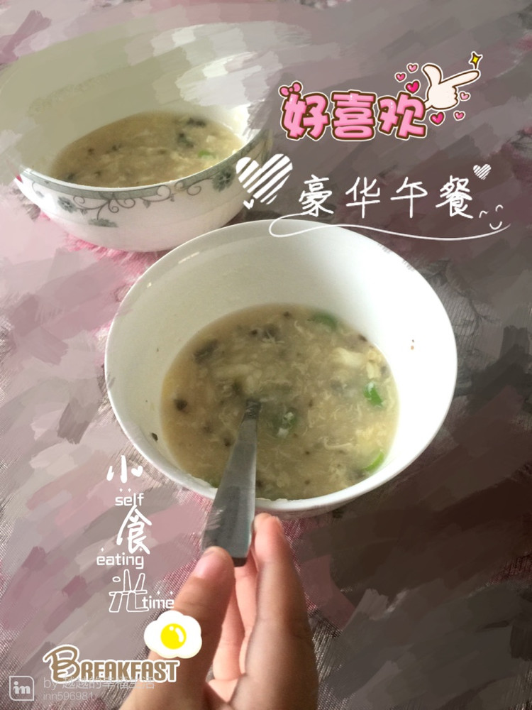海参疙瘩汤的做法