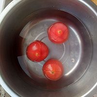 别样的鸡蛋西红柿肉丝手擀面的做法图解3