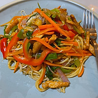 三丝炒意面 简单美味 炒面的做法图解10