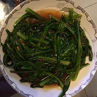 豆豉油麦菜的做法图解3