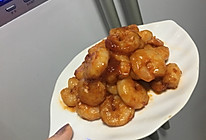 开胃茄汁虾球的做法
