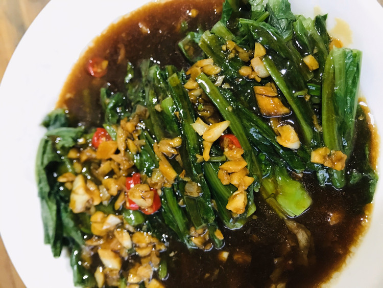 蒜蓉油麦菜的做法