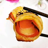 快手早餐——培根芝士卷饼的做法图解9