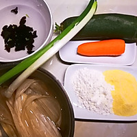萝卜木耳玉米团子#中式减脂餐#的做法图解1