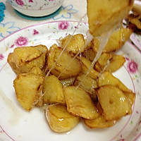 拔丝土豆 爱甜食的福利的做法图解3