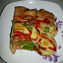蔬菜披萨（附饼底做法）