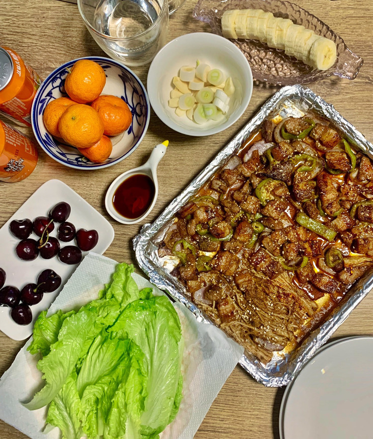 家常烤箱版烧烤烤肉的做法