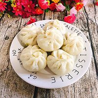 干豆角猪油渣馅儿包子的做法图解23