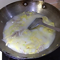 白菜肉丝汤年糕的做法图解8